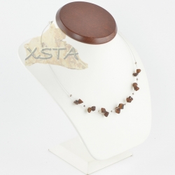 Raw amber necklace jewelry